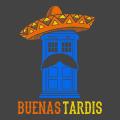 Buenas Tardis T-Shirt CHARCOAL