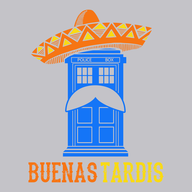 Buenas Tardis T-Shirt SILVER