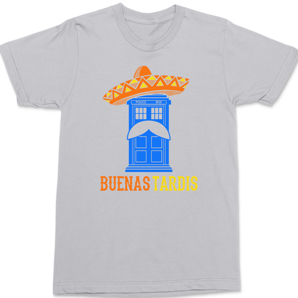 Buenas Tardis T-Shirt SILVER