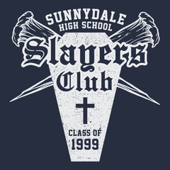Buffy Slayers Club T-Shirt NAVY