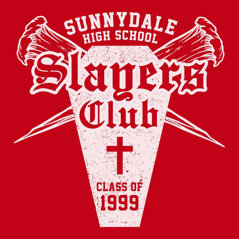 Buffy Slayers Club T-Shirt RED