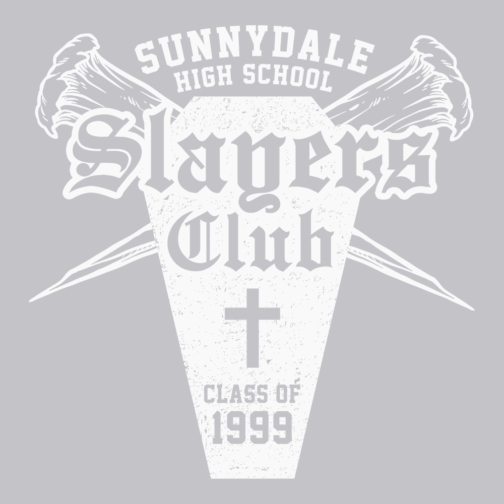 Buffy Slayers Club T-Shirt SILVER