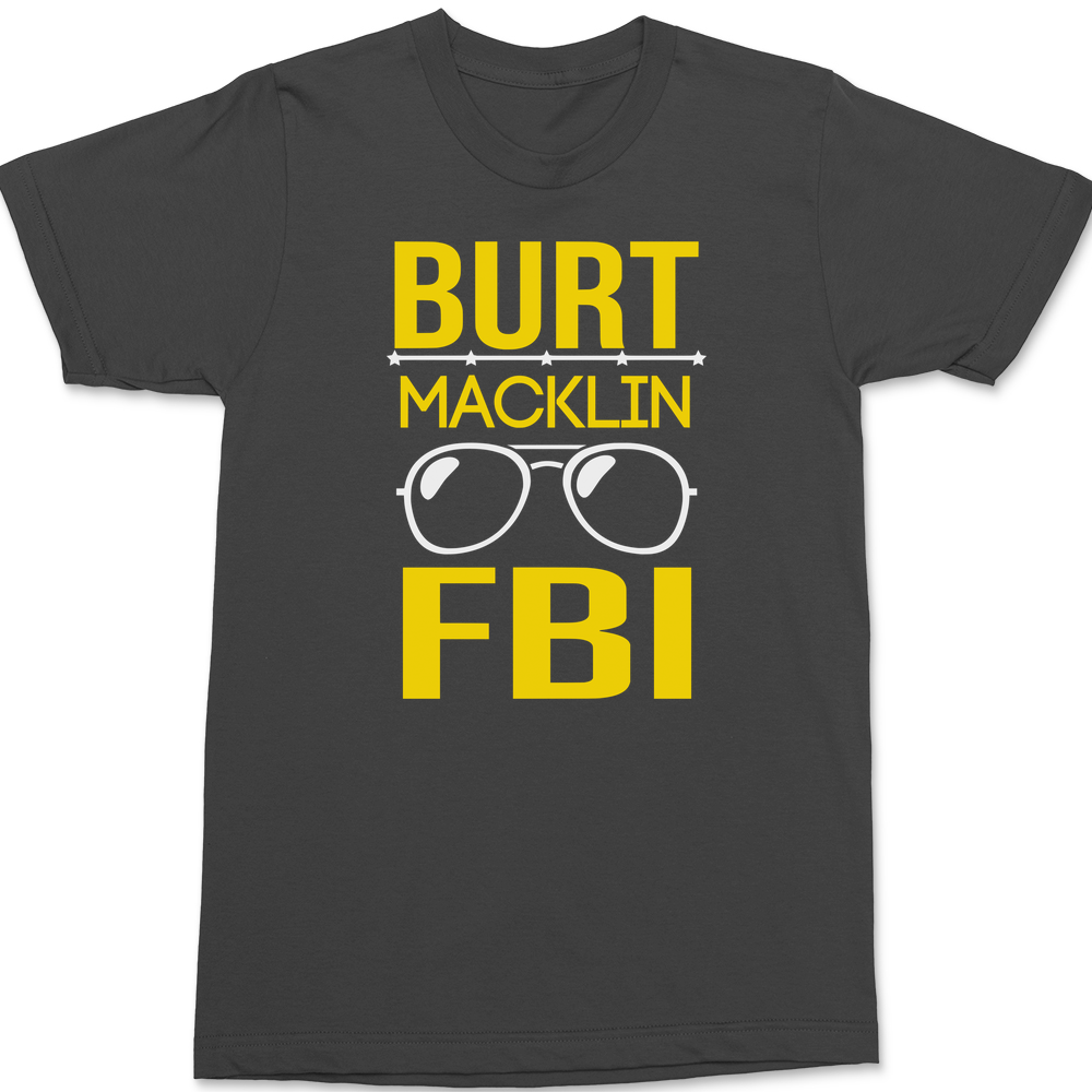 Burt Macklin FBI T-Shirt CHARCOAL