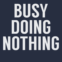 Busy Doing Nothing T-Shirt Navy