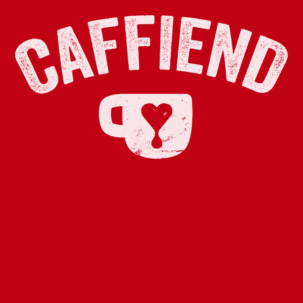 Caffiend T-Shirt RED
