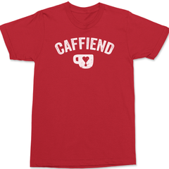 Caffiend T-Shirt RED