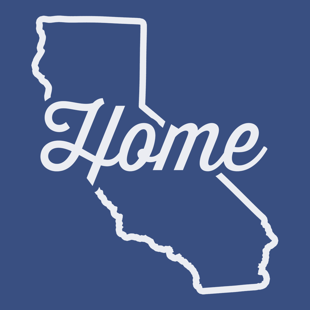 California Home T-Shirt BLUE