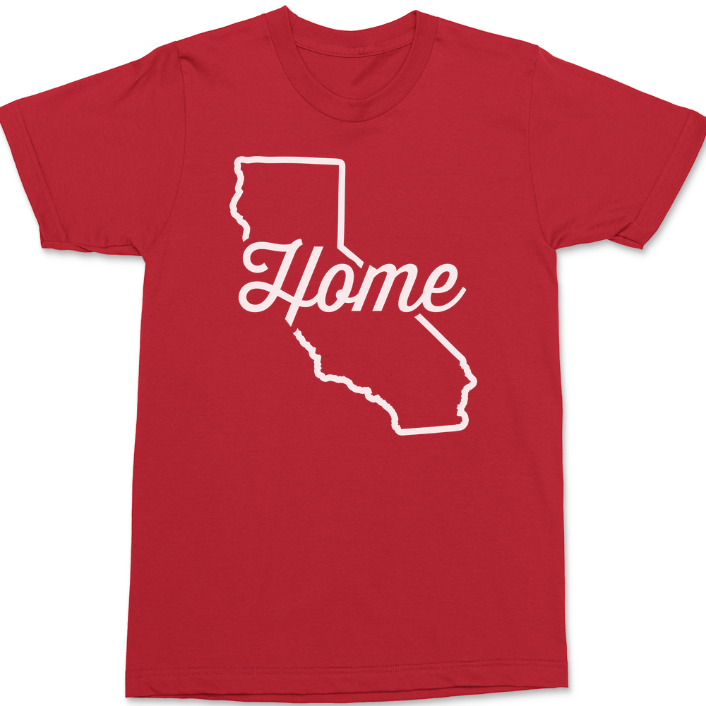 California Home T-Shirt RED
