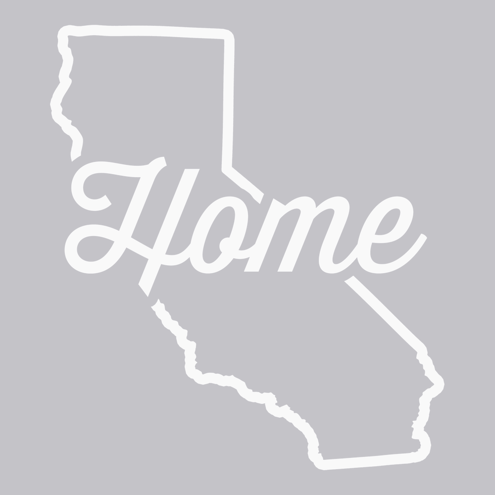California Home T-Shirt SILVER