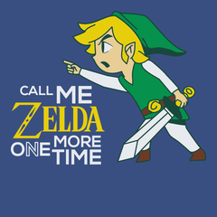 Call Me Zelda One More Time T-Shirt BLUE