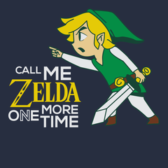 Call Me Zelda One More Time T-Shirt NAVY