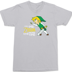 Call Me Zelda One More Time T-Shirt SILVER