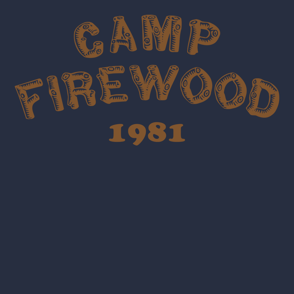 Camp Firewood 1981 T-Shirt NAVY