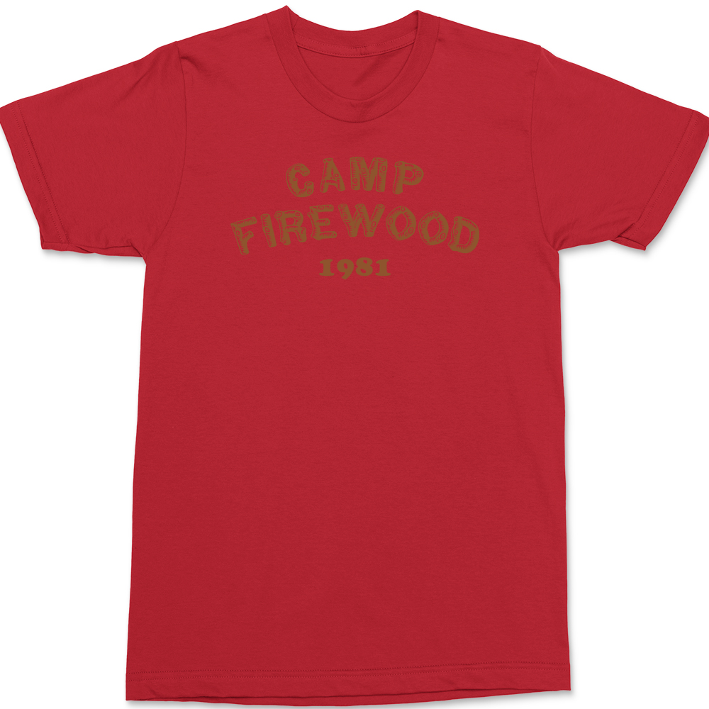 Camp Firewood 1981 T-Shirt RED