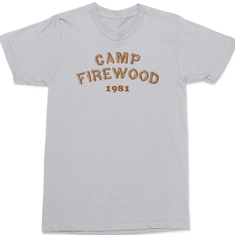 Camp Firewood 1981 T-Shirt SILVER