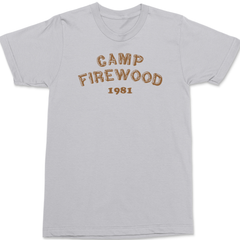 Camp Firewood 1981 T-Shirt SILVER