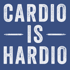 Cardio Is Hardio T-Shirt BLUE