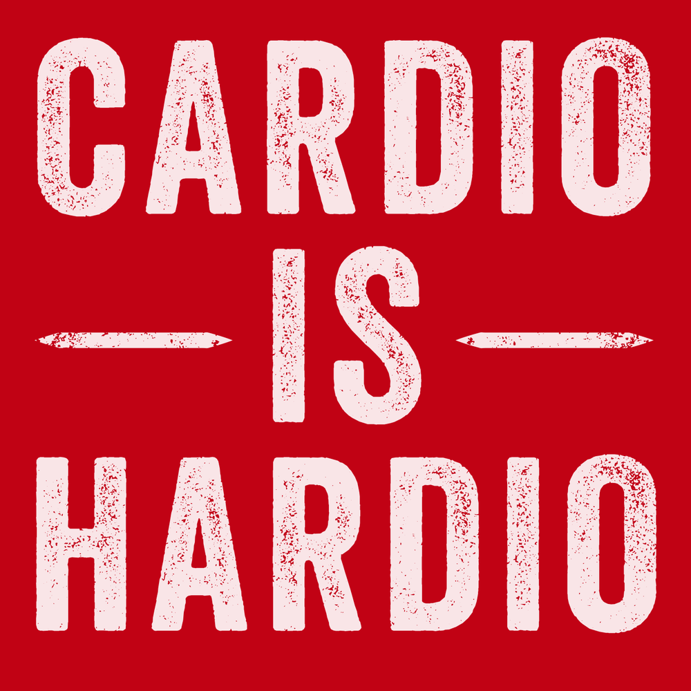 Cardio Is Hardio T-Shirt RED