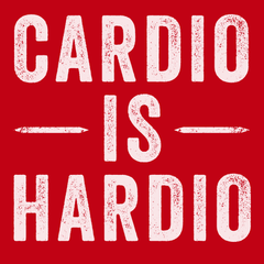 Cardio Is Hardio T-Shirt RED
