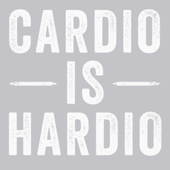 Cardio Is Hardio T-Shirt SILVER
