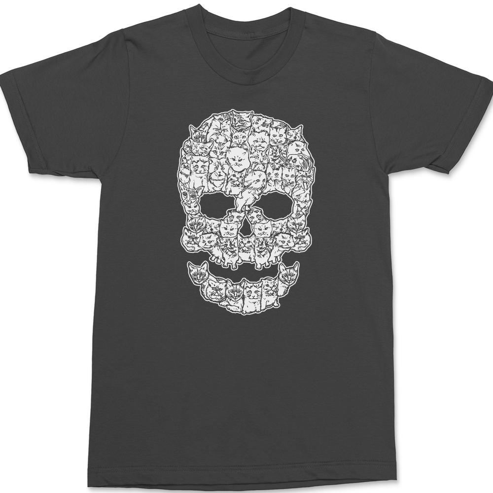 Cats Skull T-Shirt CHARCOAL