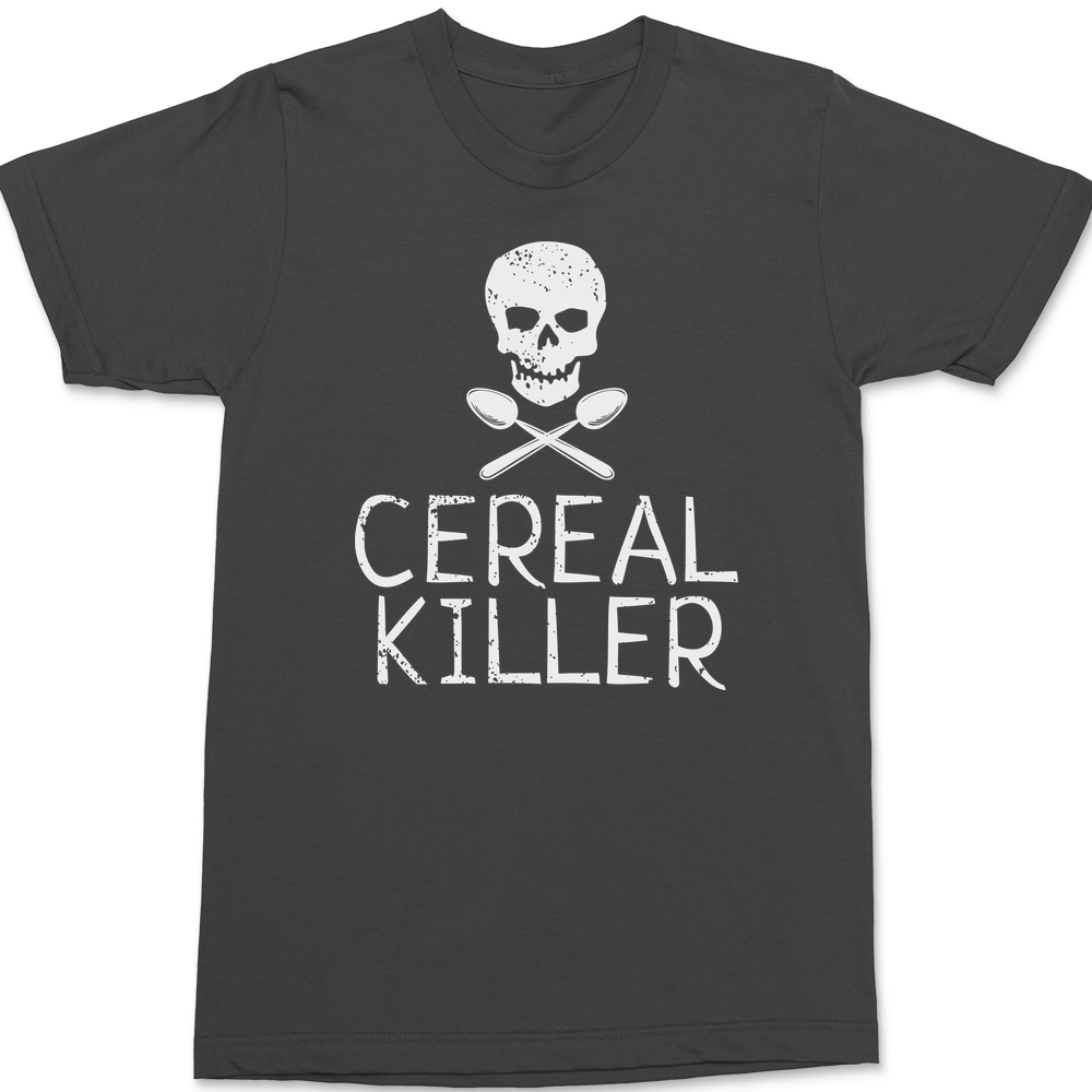 Cereal Killer T-Shirt CHARCOAL