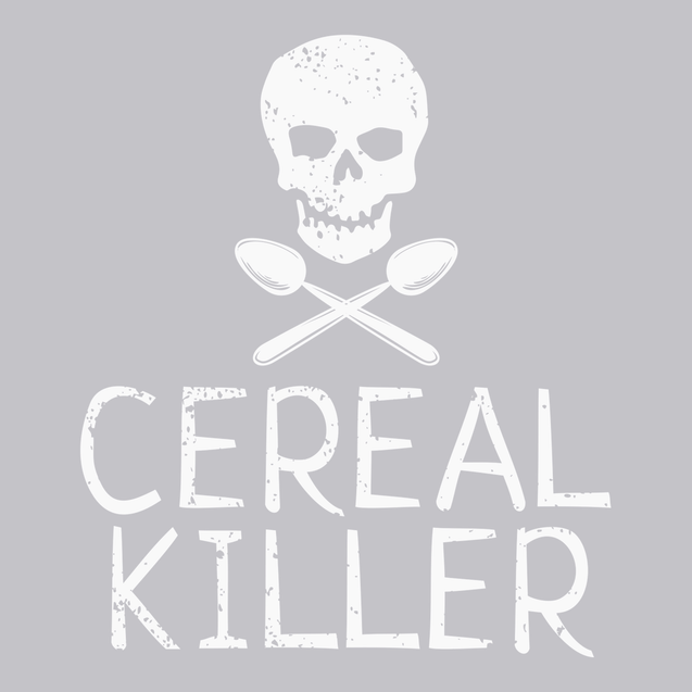 Cereal Killer T-Shirt SILVER