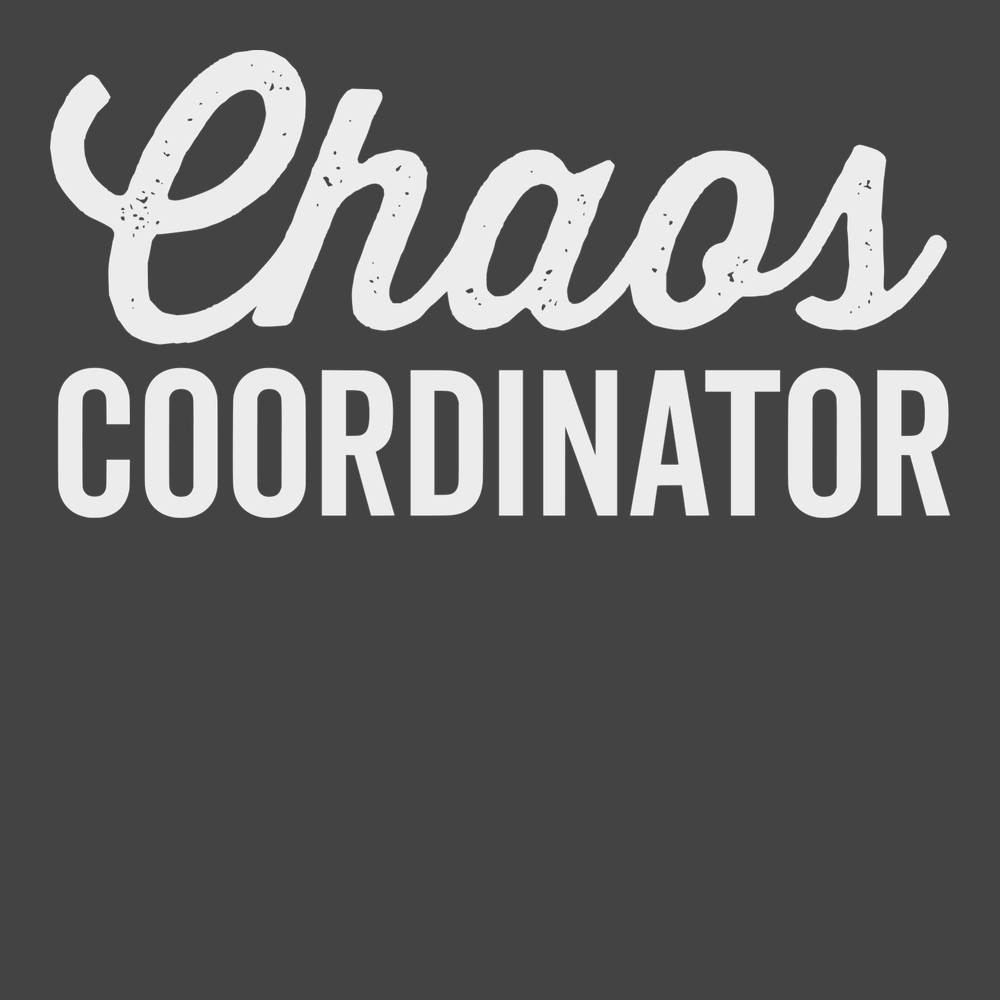 Chaos Coordinator T-Shirt CHARCOAL