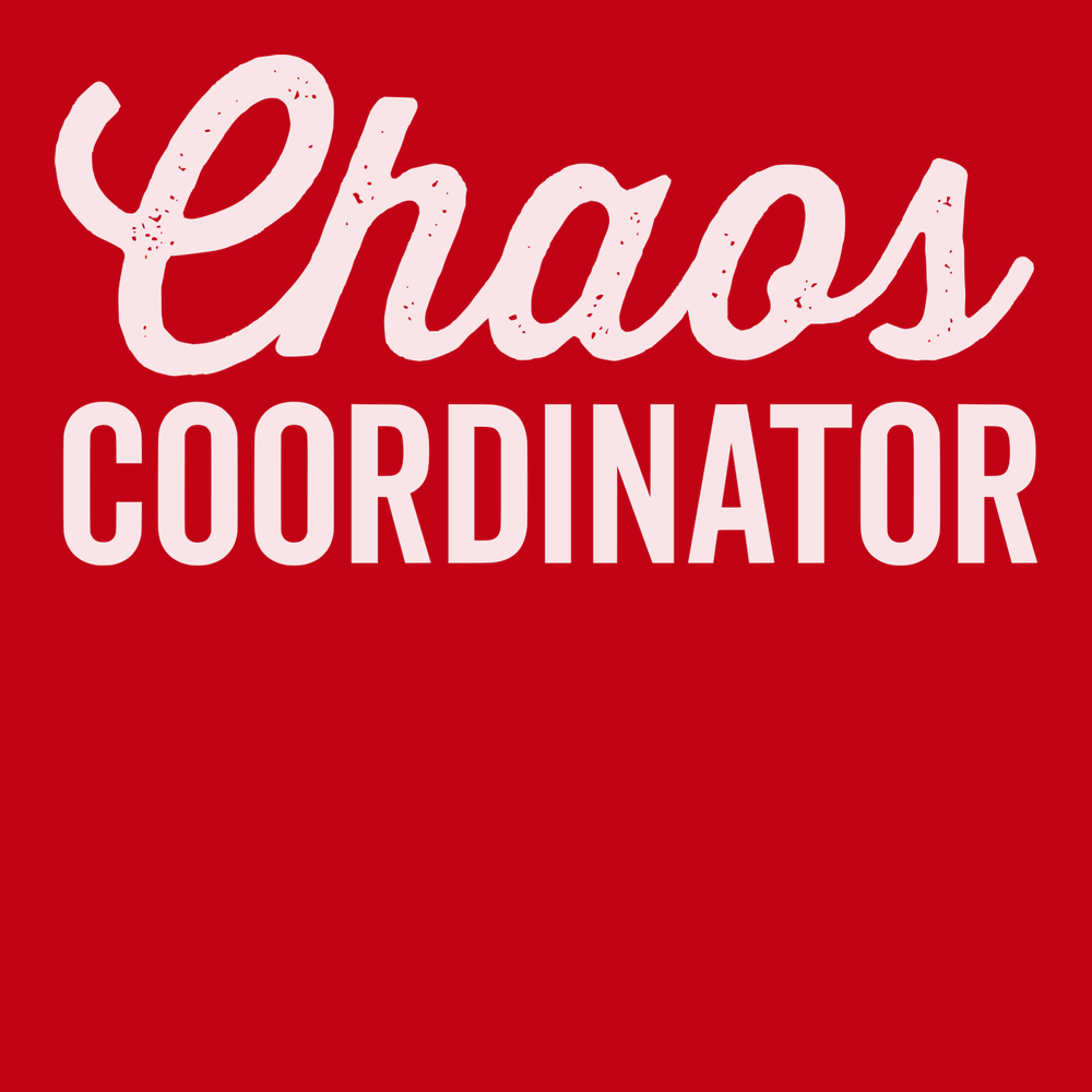 Chaos Coordinator T-Shirt RED