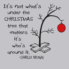 Charlie Brown Quote T-Shirt SILVER