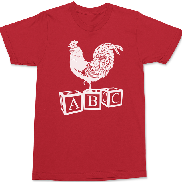 Chicken Block T-Shirt RED