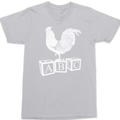 Chicken Block T-Shirt SILVER