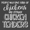 Chicken Tenders T-Shirt CHARCOAL