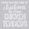 Chicken Tenders T-Shirt SILVER