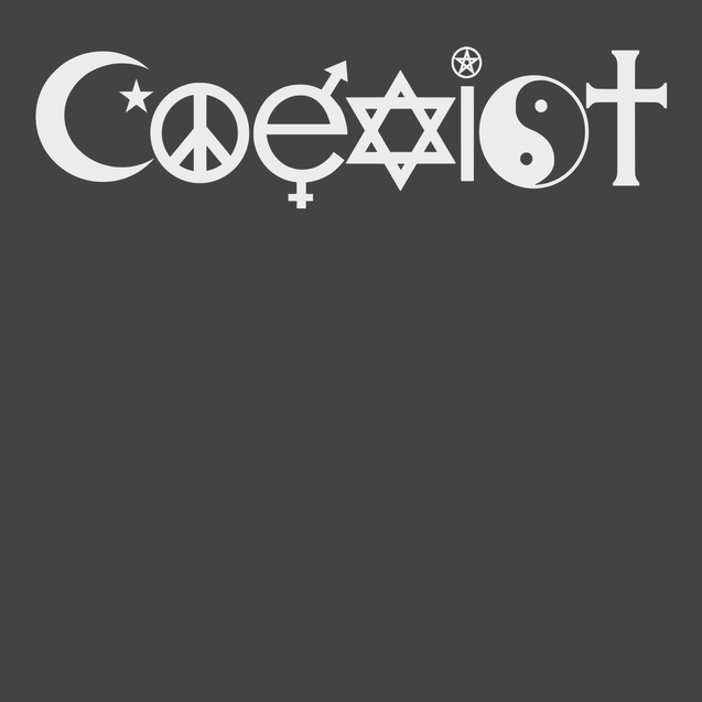 Coexist T-Shirt CHARCOAL