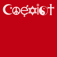 Coexist T-Shirt RED