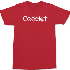 Coexist T-Shirt RED