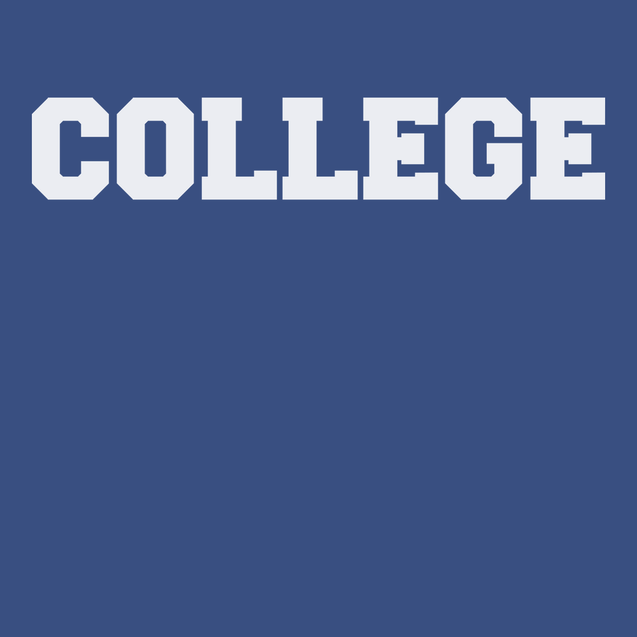 College T-Shirt BLUE