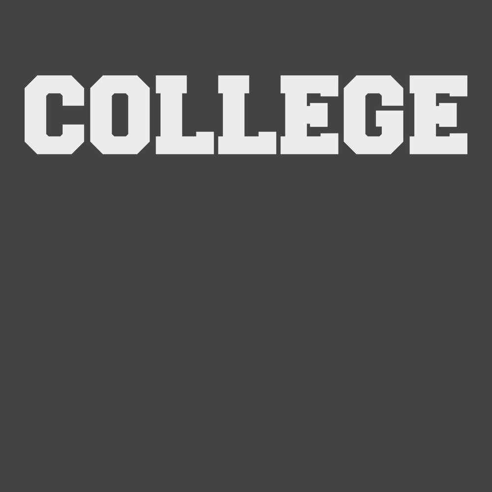 College T-Shirt CHARCOAL
