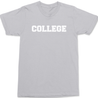 College T-Shirt SILVER