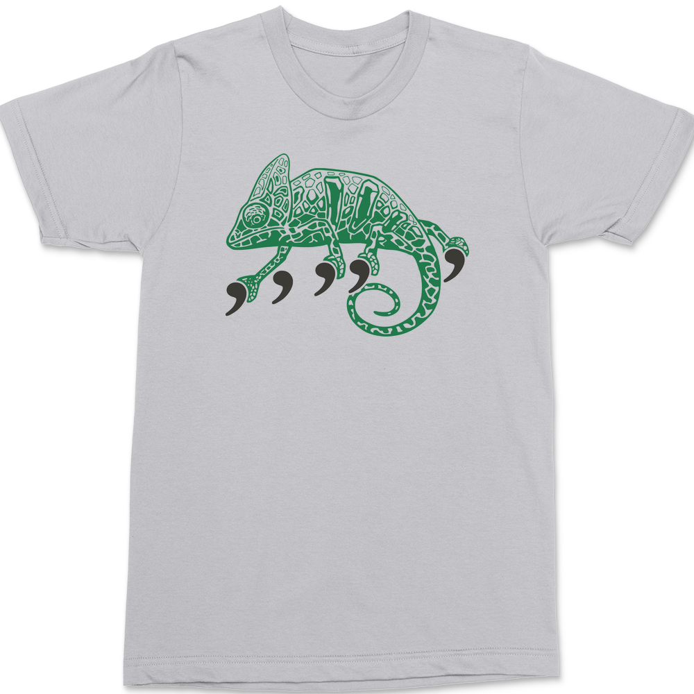 Comma Chameleon T-Shirt SILVER