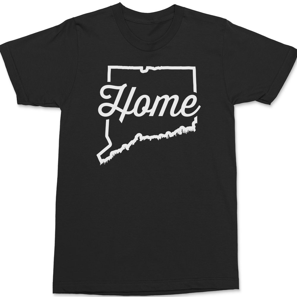 Connecticut Home T-Shirt BLACK