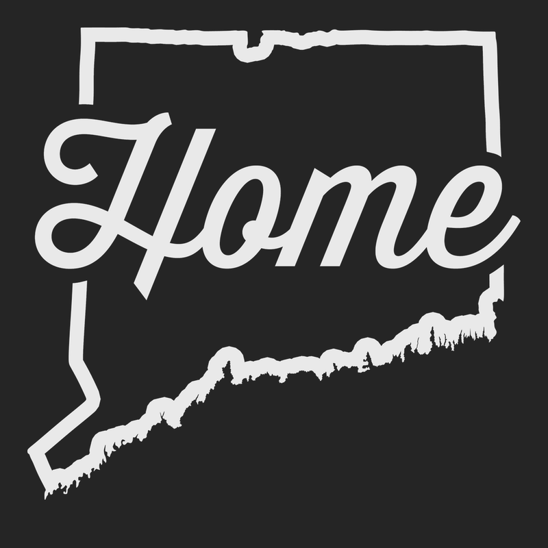 Connecticut Home T-Shirt BLACK