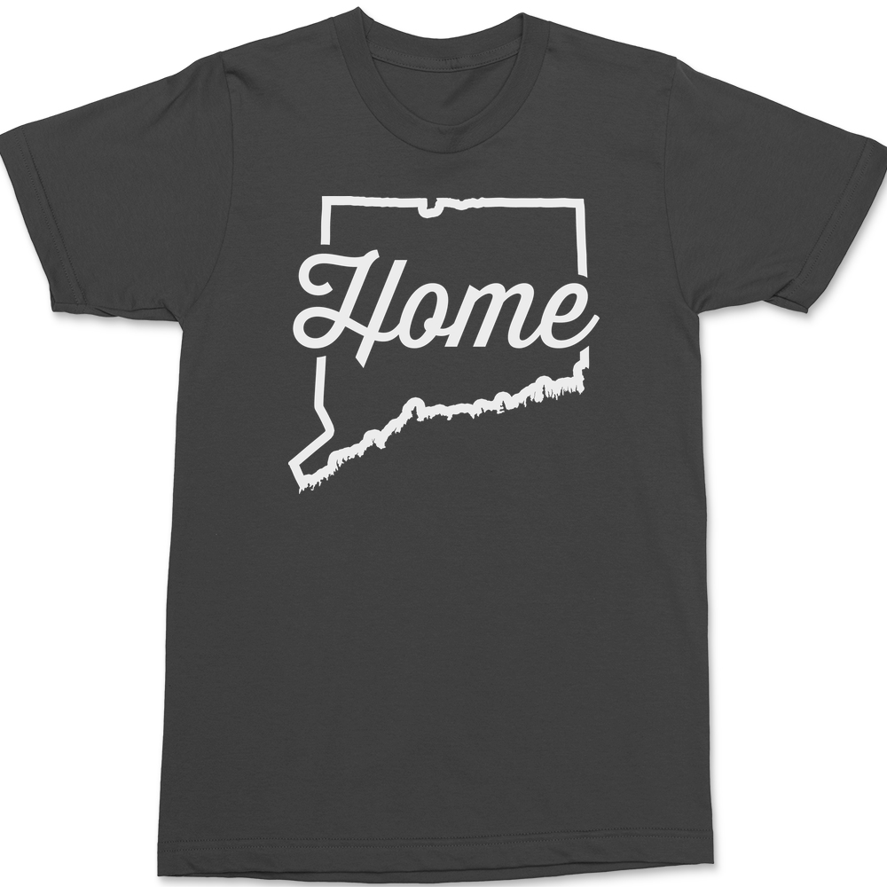 Connecticut Home T-Shirt CHARCOAL