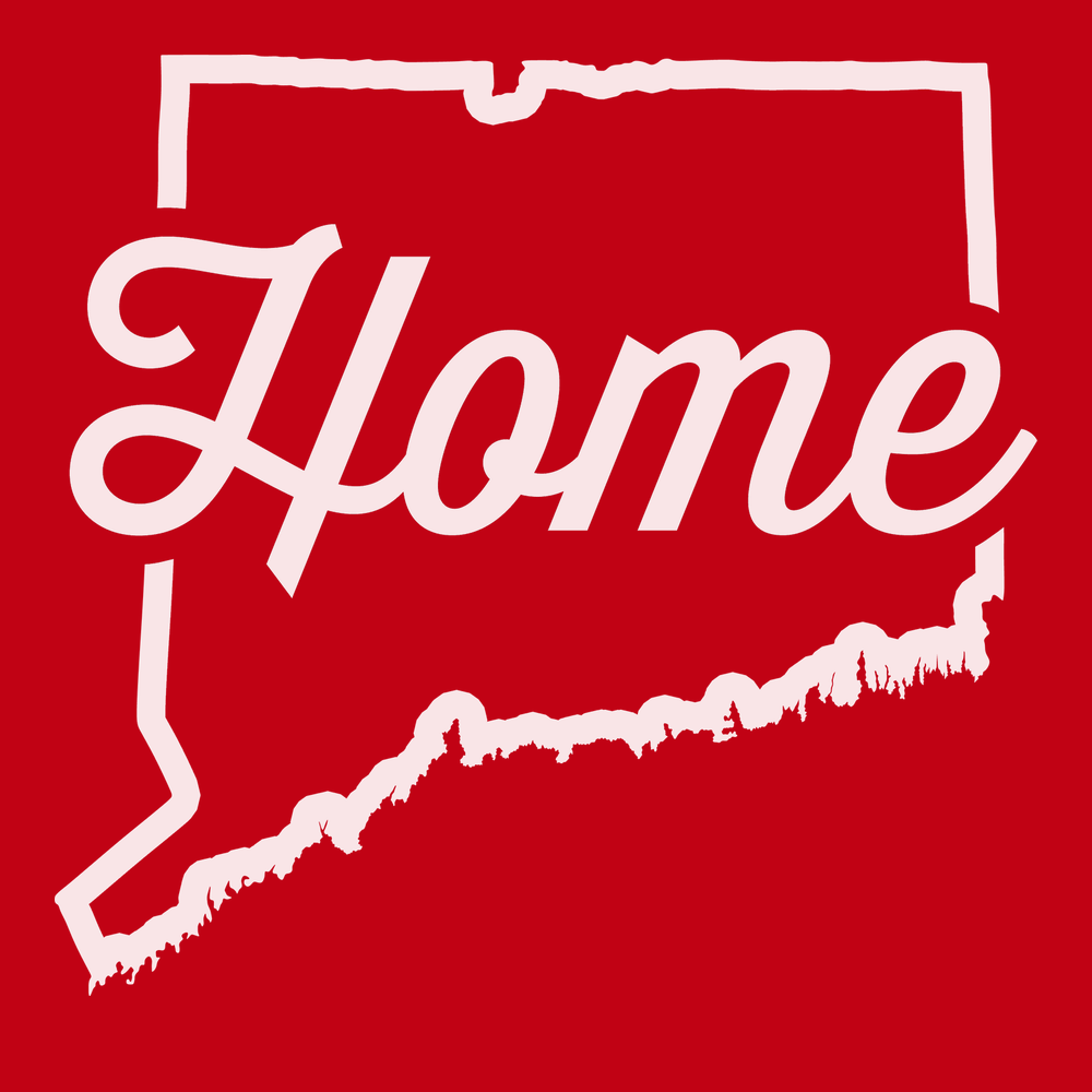 Connecticut Home T-Shirt RED