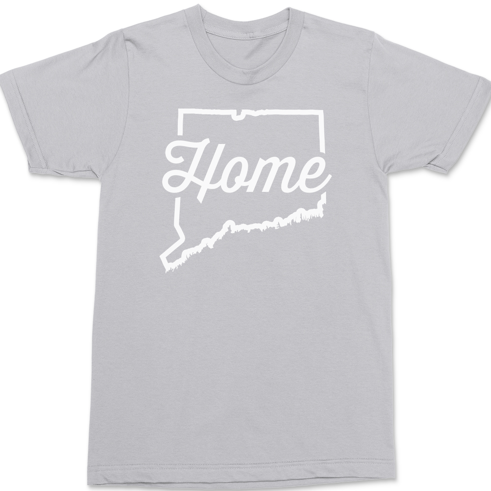 Connecticut Home T-Shirt SILVER