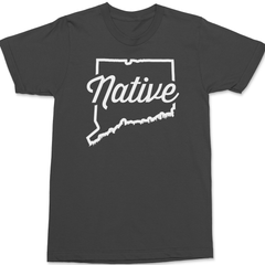 Connecticut Native T-Shirt CHARCOAL