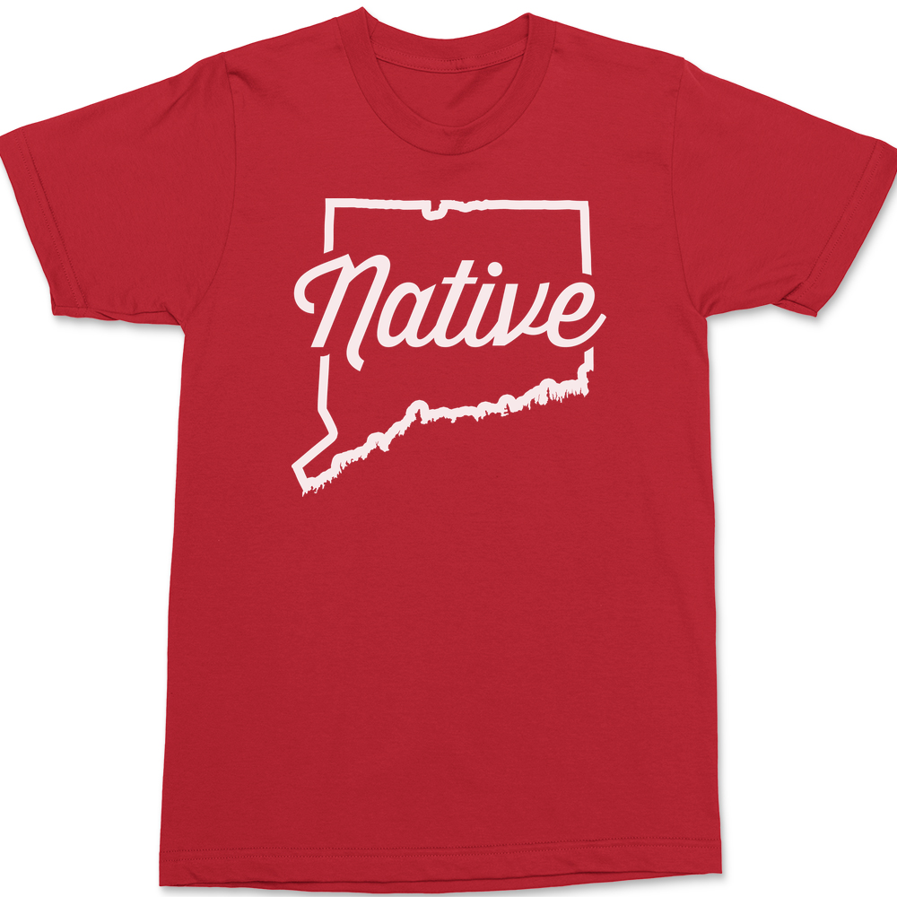Connecticut Native T-Shirt RED