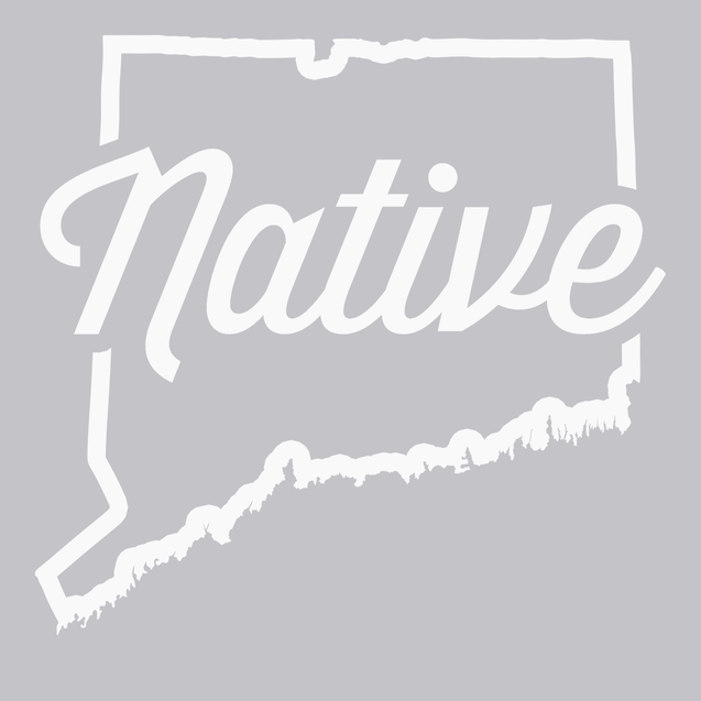 Connecticut Native T-Shirt SILVER