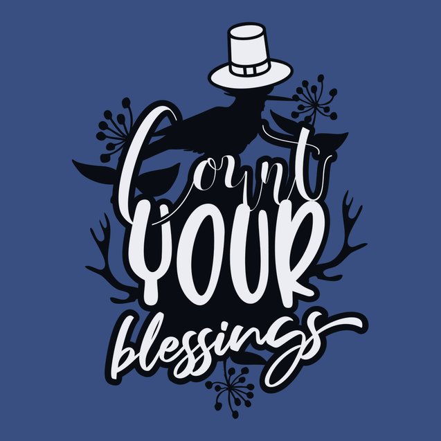 Count Your Blessings T-Shirt BLUE